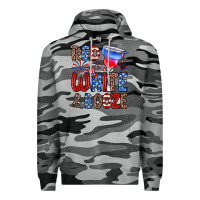 Slate Camo red white and booze Premium Hoodie - Zillion Design Studio