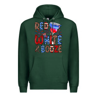 Sports Green red white and booze Premium Hoodie - Zillion Design Studio
