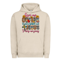 Pigment French Oak give me coffee to get me started and jesus to keep Urban Hoodie - Zillion Design Studio