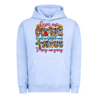 Pigment Grape Ice give me coffee to get me started and jesus to keep Urban Hoodie - Zillion Design Studio