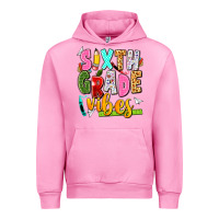 Fuchsia Pink sixth grade vibes Urban Hoodie - texasbilliewilder
