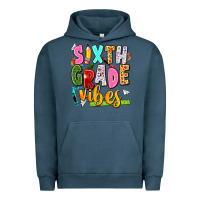Pigment Midnight Navy sixth grade vibes Urban Hoodie - texasbilliewilder