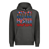 Charcoal Heather little mister America Premium Hoodie - Zillion Design Studio