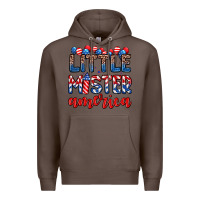 Coffee little mister America Premium Hoodie - Zillion Design Studio