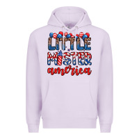 Lilac little mister America Premium Hoodie - Zillion Design Studio