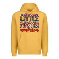 Mustard little mister America Premium Hoodie - Zillion Design Studio
