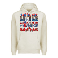 Oatmeal Heather little mister America Premium Hoodie - Zillion Design Studio