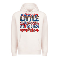Pale Pink little mister America Premium Hoodie - Zillion Design Studio