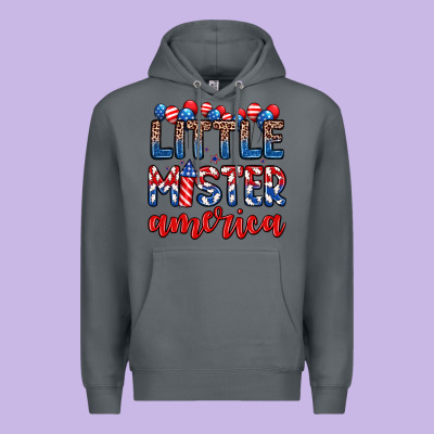 Little Mister America Premium Hoodie Designed By Zillion Design Studio
