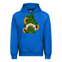 Cobalt st patricks day shamrock gnomes  sunflowers Urban Hoodie - RanaPortraitStore