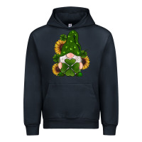 Navy st patricks day shamrock gnomes  sunflowers Urban Hoodie - RanaPortraitStore