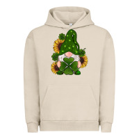 Pigment French Oak st patricks day shamrock gnomes  sunflowers Urban Hoodie - RanaPortraitStore