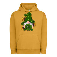 Pigment Peanut Butter st patricks day shamrock gnomes  sunflowers Urban Hoodie - RanaPortraitStore