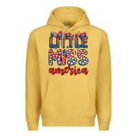 Antique Gold little miss America Premium Hoodie - Zillion Design Studio