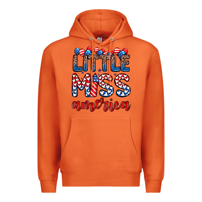 Little Miss America Premium Hoodie by Zillion Design Studio | Teevron