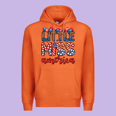 Little Miss America Premium Hoodie Designed By Zillion Design Studio