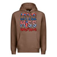 Chestnut little miss America Premium Hoodie - Zillion Design Studio