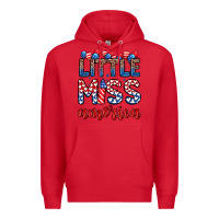 Red little miss America Premium Hoodie - Zillion Design Studio