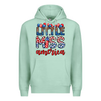 Seafoam little miss America Premium Hoodie - Zillion Design Studio