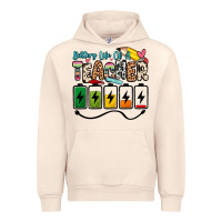 Sandshell battery life of a teacher Urban Hoodie - Zillion Design Studio