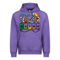 Tulip battery life of a teacher Urban Hoodie - Zillion Design Studio