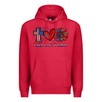 Cardinal faith love freedom Premium Hoodie - Zillion Design Studio
