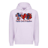 Lilac faith love freedom Premium Hoodie - Zillion Design Studio