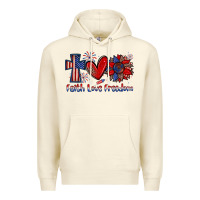 Sandshell faith love freedom Premium Hoodie - Zillion Design Studio