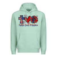Seafoam faith love freedom Premium Hoodie - Zillion Design Studio