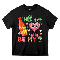 Black will you be my Heavy Core Tee - LillyAllenDesigns