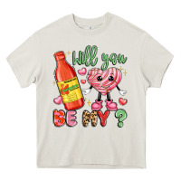 Cream will you be my Heavy Core Tee - LillyAllenDesigns