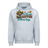 Heather Grey a lot can happen in three days Urban Hoodie - Zillion Design Studio