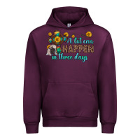 Mauve Wine a lot can happen in three days Urban Hoodie - Zillion Design Studio