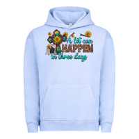 Pigment Grape Ice a lot can happen in three days Urban Hoodie - Zillion Design Studio