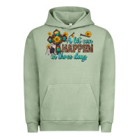 Pigment Oil Green a lot can happen in three days Urban Hoodie - Zillion Design Studio