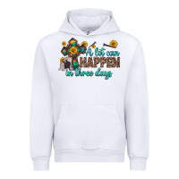White a lot can happen in three days Urban Hoodie - Zillion Design Studio