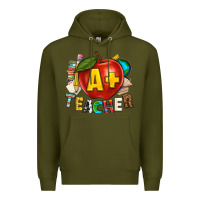 A Plus Teacher Premium Hoodie | Teevron