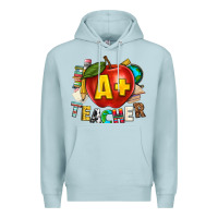 Blue Mist a plus teacher Premium Hoodie - texasbilliewilder