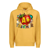 Mustard a plus teacher Premium Hoodie - texasbilliewilder