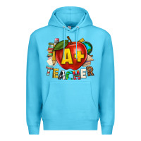 Ocean Blue a plus teacher Premium Hoodie - texasbilliewilder