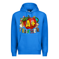 True Royal a plus teacher Premium Hoodie - texasbilliewilder