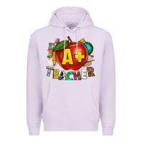 Lilac a plus teacher Premium Hoodie - texasbilliewilder