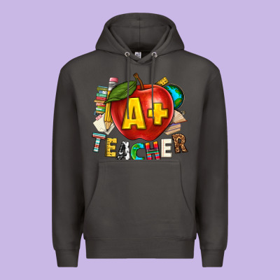 A Plus Teacher Premium Hoodie Designed By Texasbilliewilder
