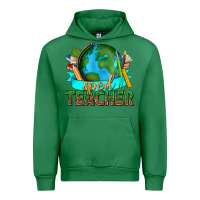 Emerald sped teacher with earth globe Urban Hoodie - texasbilliewilder