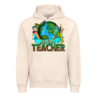 Sandshell sped teacher with earth globe Urban Hoodie - texasbilliewilder