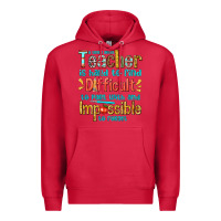 Cardinal a truly great teacher Premium Hoodie - texasbilliewilder