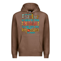 Chestnut a truly great teacher Premium Hoodie - texasbilliewilder