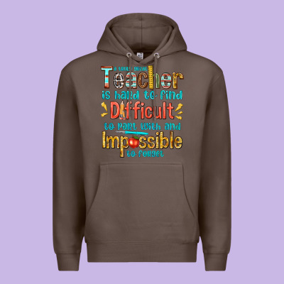 A Truly Great Teacher Premium Hoodie Designed By Texasbilliewilder