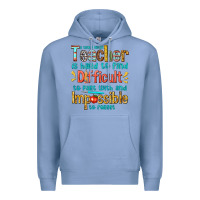 Colony Blue a truly great teacher Premium Hoodie - texasbilliewilder