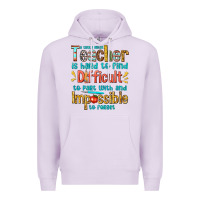 Lilac a truly great teacher Premium Hoodie - texasbilliewilder